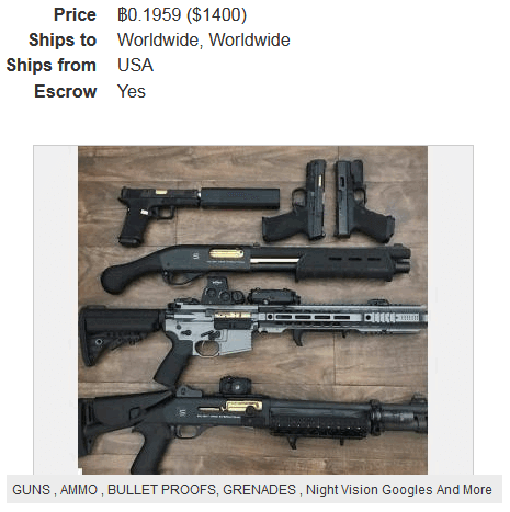 darknet weapons